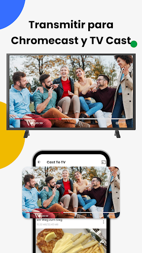 Captura de pantalla de Transmitir teléfono a TV