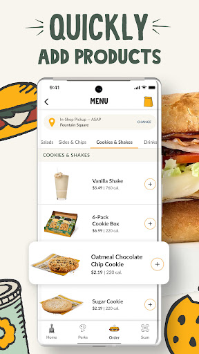 Captura de pantalla de Potbelly Sandwich Works