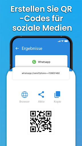 QR-Code-Scanner und –Generator Screenshot