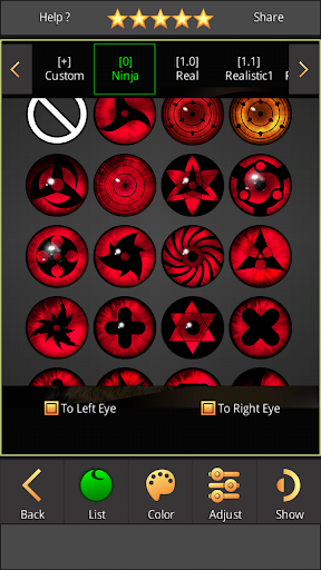Captura de pantalla de FoxEyes - Change Eye Color