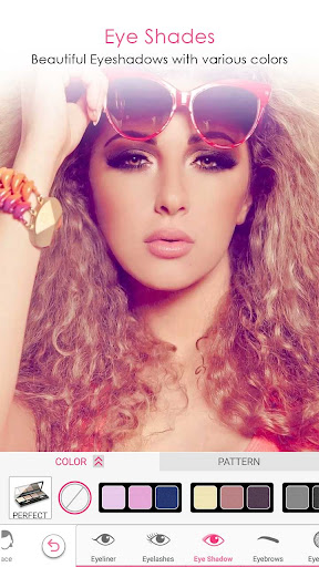 Captura de pantalla de cara belleza maquillaje cámara