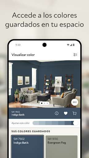 Captura de pantalla de Sherwin-Williams Color Expert™