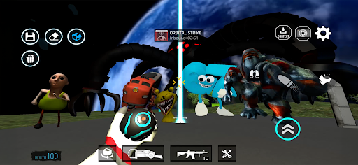 Captura de pantalla de Sandbox in space