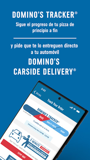 Captura de pantalla de Domino's Pizza USA