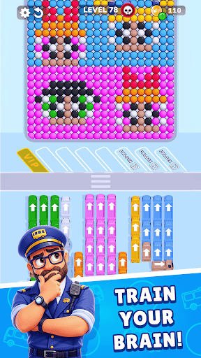 Captura de pantalla de Bubble Bus: Parking Jam Puzzle