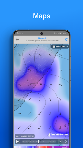 Captura de pantalla de PredictWind - Marine Forecasts