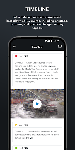Captura de pantalla de NASCAR MOBILE