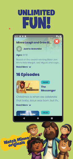 Captura de pantalla de Minno - Kids Bible Videos