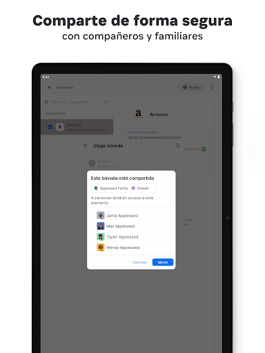Captura de pantalla de 1Password: Password Manager