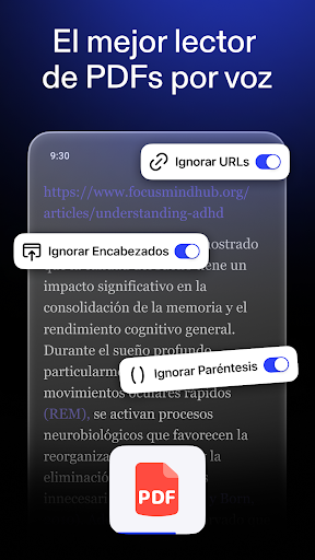 Captura de pantalla de Speechify: Lector de Voz IA