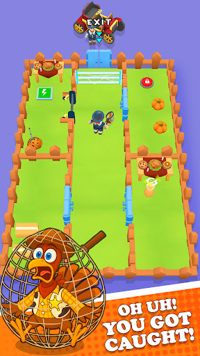 Captura de pantalla de Turkey Escape: Farm Breakout!