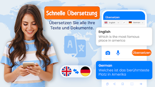 Sprachübersetzungs-App Screenshot
