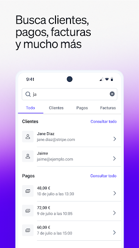 Captura de pantalla de Stripe Dashboard