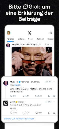 X (ehemals Twitter) Screenshot