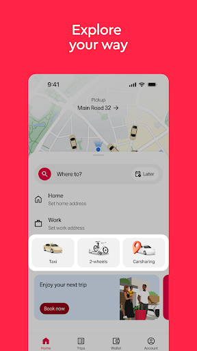 Freenow by Lyft - taxi & more screenshot