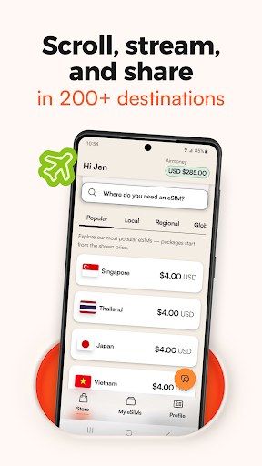 Airalo: eSIM Travel & Internet screenshot