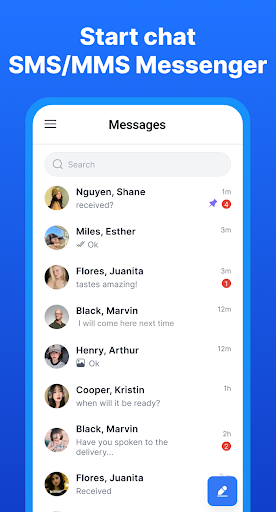 Captura de pantalla de Messenger SMS & MMS