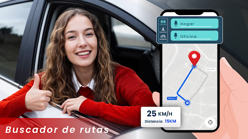 Captura de pantalla de GPS Navegación En Vivo Mapa