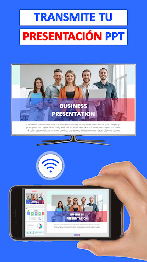 Captura de pantalla de Transmitir teléfono a TV