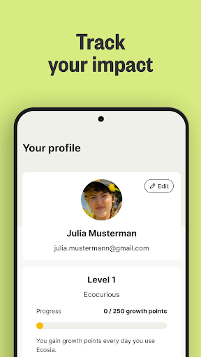 Ecosia: Search to plant trees screenshot