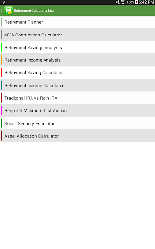 Captura de pantalla de Financial Calculators Pro