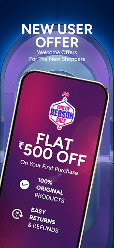 Captura de pantalla de Myntra - Fashion Shopping App