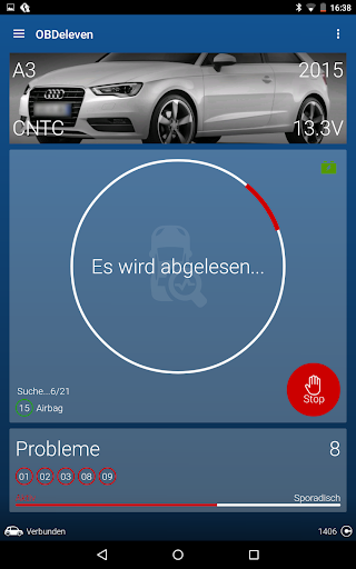 OBDeleven VAG Autodiagnose Screenshot