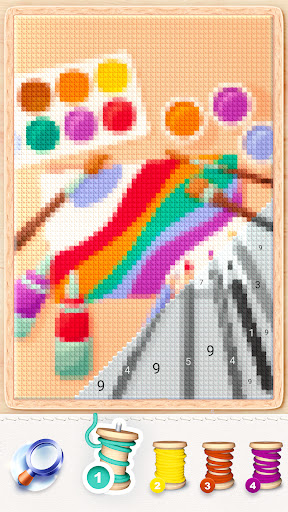 Magic Cross-Stitch: Malspiele Screenshot