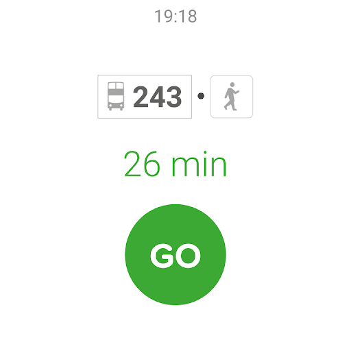 Captura de pantalla de Citymapper: Tren, Bus y Metro