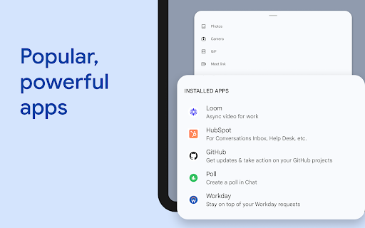 Google Chat screenshot
