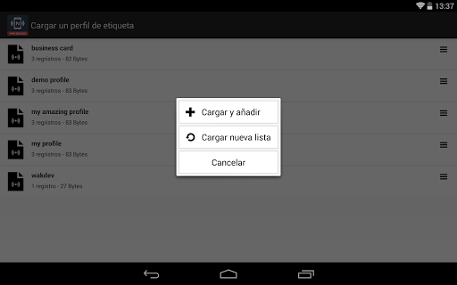 Captura de pantalla de NFC Tools - Pro Edition