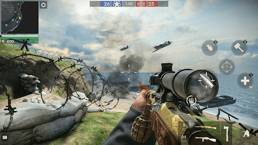Captura de pantalla de World War Heroes — FPS Bélico