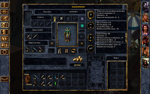 Captura de pantalla de Baldur's Gate Enhanced Edition