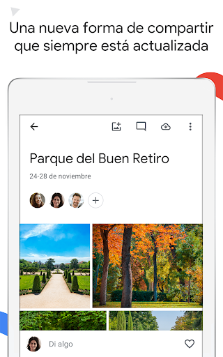 Captura de pantalla de Google Fotos