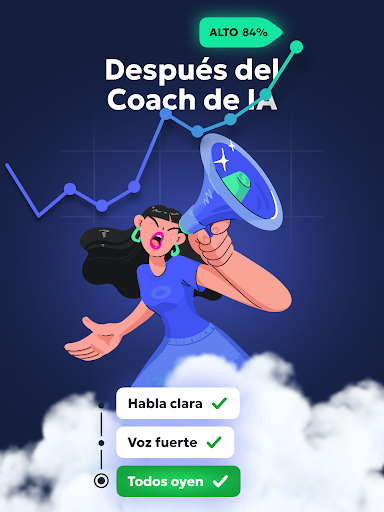 Captura de pantalla de Vocal Image: Coach de Voz IA