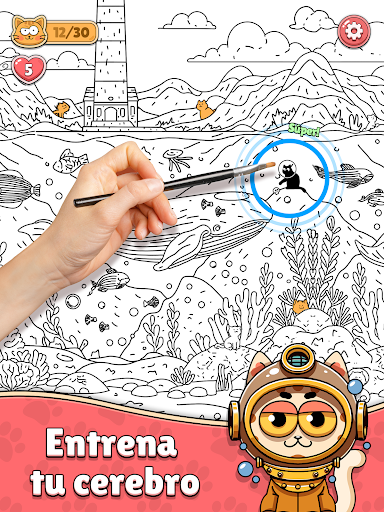 Captura de pantalla de Find The Cat - Spot It!
