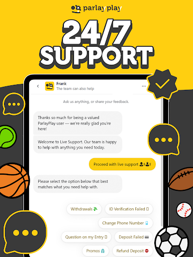 ParlayPlay Fantasy Sports Game screenshot