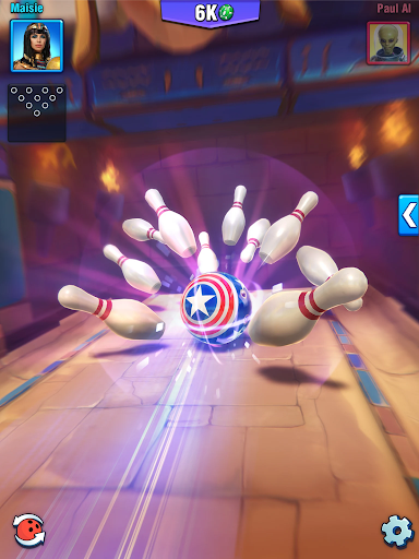 Captura de pantalla de Bowling Crew — boliche en 3D