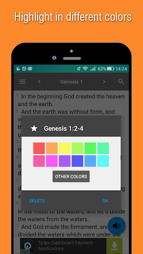 Captura de pantalla de King James Bible - KJV Offline