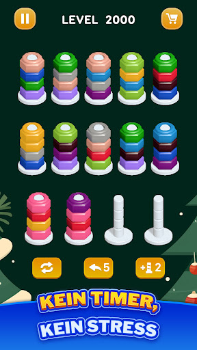 Muttern Sortieren - Farbspiel Screenshot