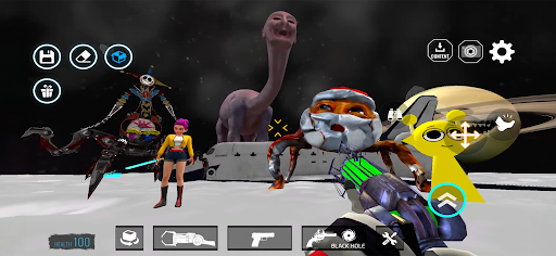 Captura de pantalla de Sandbox in space