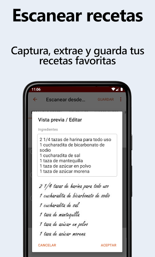 Captura de pantalla de Recipe Keeper