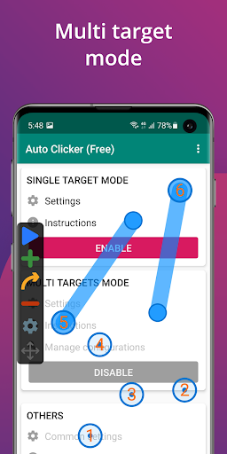 Captura de pantalla de Auto Clicker: Grifo automático