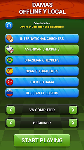Captura de pantalla de Damas: Online y Offline