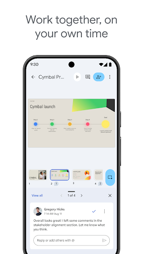 Captura de pantalla de Presentaciones de Google