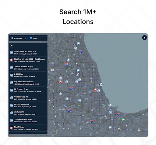 Captura de pantalla de TruckMap - Truck GPS Routes