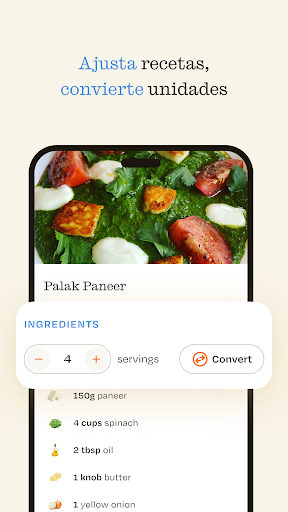 Captura de pantalla de ReciMe: Recetas y Planificador