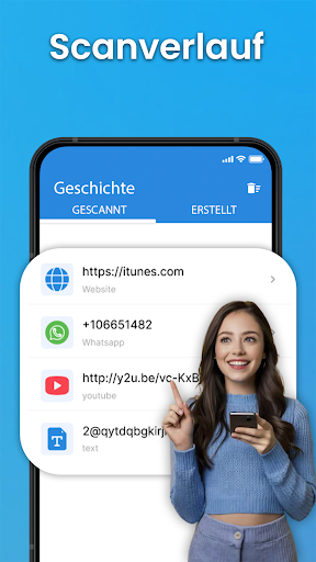 QR-Code-Scanner und –Generator Screenshot