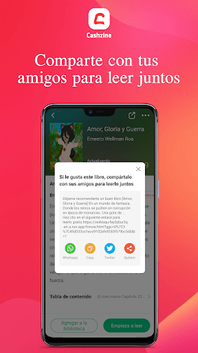 Captura de pantalla de Cashzine - Leer y Ganar dinero
