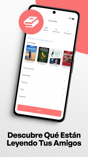 Captura de pantalla de Bookshelf - Biblioteca virtual